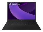 LG Gram Pro 16Z90TP Copilot+ PC Intel Core Ultra 7 255H Laptop 16" WQXGA+ 32 GB LPDDR5x-SDRAM 1 TB SSD Wi-Fi 7 (802.11be) Windows 11 Pro English Black