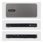 StarTech.com 303NA-TB5-HUB interface hub Thunderbolt 5 80 Mbit/s Gray