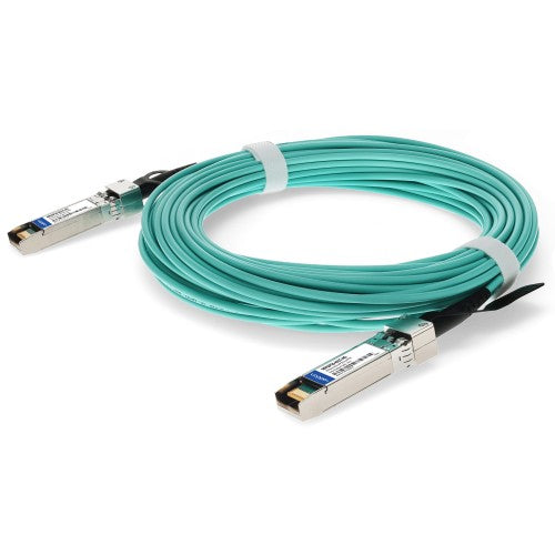 AddOn Networks MFA2P10-A015-AO InfiniBand/fibre optic cable 590.6" (15 m) SFP28 AOC Aqua color