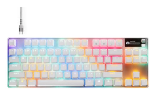 Steelseries APEX PRO TKL GEN 3 keyboard Gaming USB US English White