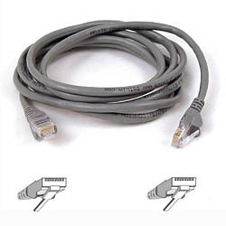 Belkin Cat. 6 UTP Patch Cable 75ft Grey networking cable Gray 897.6" (22.8 m)