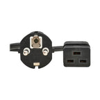 Eaton P050-2P5M-EU power cable Black 98.4" (2.5 m) CEE7/7 IEC C19