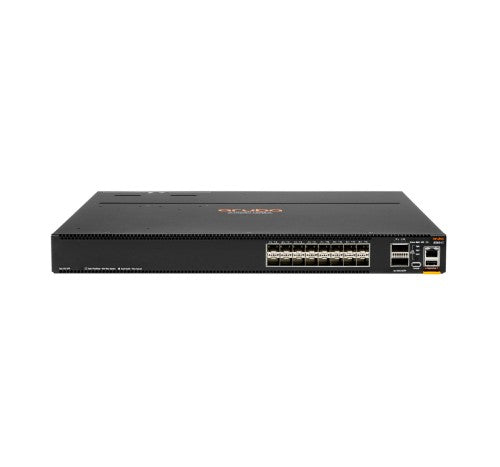 HPE Aruba Networking CX 8360‑16Y2C v2 16p 25G SFP/SFP+/SFP28 2p 100G QSFP+/28 FB 3 Fans 2 AC Managed L3 1U