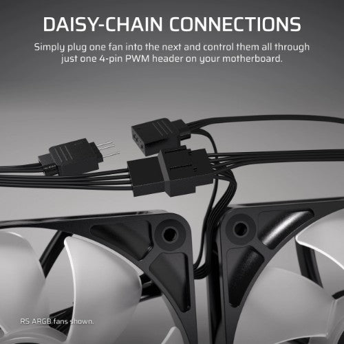 Corsair RS120 Computer case Fan 4.72" (12 cm) Black 1 pc(s)