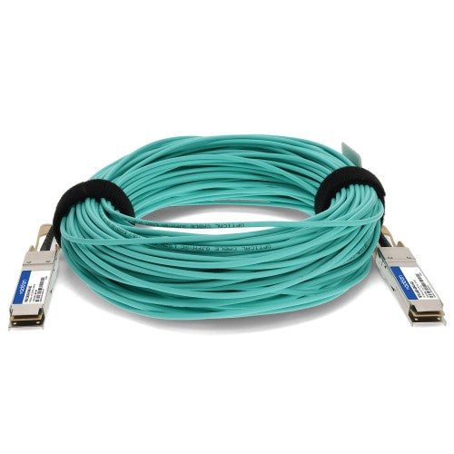 AddOn Networks MFA1A00-E040-AO InfiniBand/fibre optic cable 1574.8" (40 m) QSFP28 AOC Aqua color