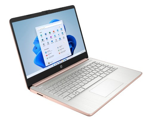 HP Laptop 14-dq3130nr Intel® Celeron® N4500 14" HD 4 GB DDR4-SDRAM Rose Gold