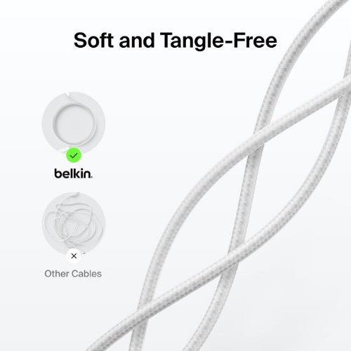 Belkin BoostCharge Pro 39.4" (1 m) White