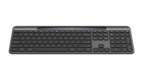 Logitech Signature Slim Solar+ K980 keyboard Universal RF Wireless + Bluetooth QWERTY US English Graphite