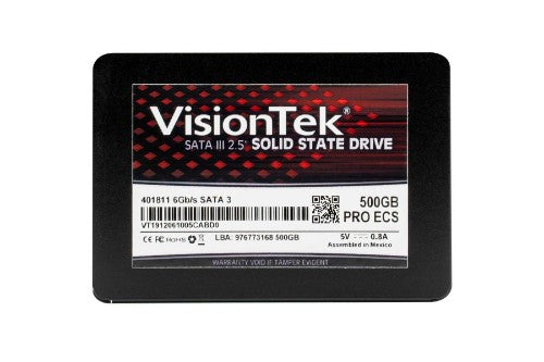VisionTek PRO ECS 500 GB 2.5" Serial ATA III SLC
