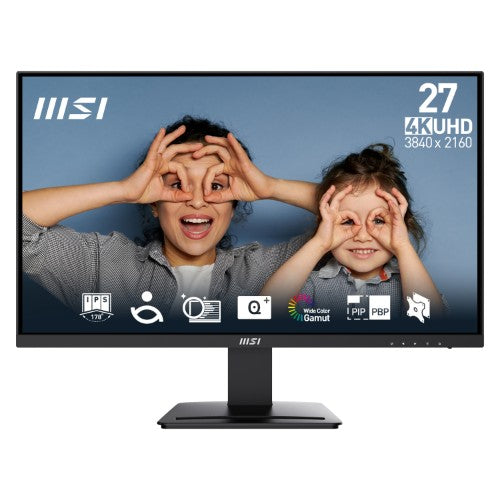 MSI Pro MP273U computer monitor 27" 3840 x 2160 pixels 4K Ultra HD Black