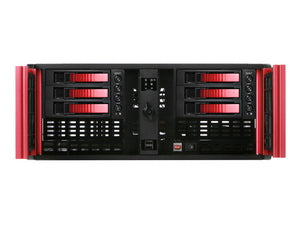 iStarUSA D406SE-B6RD-RD computer case Rack Red