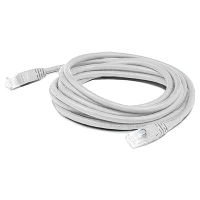 AddOn Networks ADD-5FSLCAT6A-WE networking cable White 59.1" (1.5 m) Cat6a U/UTP (UTP) Round