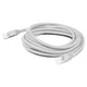 AddOn Networks ADD-10FSLCAT6A-WE networking cable White 122" (3.1 m) Cat6a U/UTP (UTP) Round
