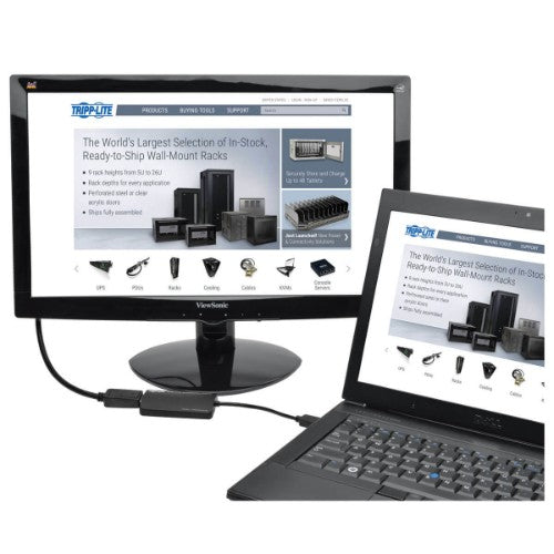 Tripp Lite U344-001-DP-4K video cable adapter DisplayPort Black