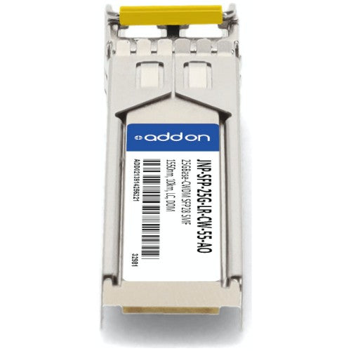 AddOn Networks JNP-SFP-25G-LR-CW-55-AO network transceiver module Fiber optic 25000 Mbit/s SFP28 1550 nm