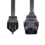 StarTech.com 6FT-LC15A-POWERCORD power cable Black 78.7" (2 m) NEMA 5-15P C13 coupler