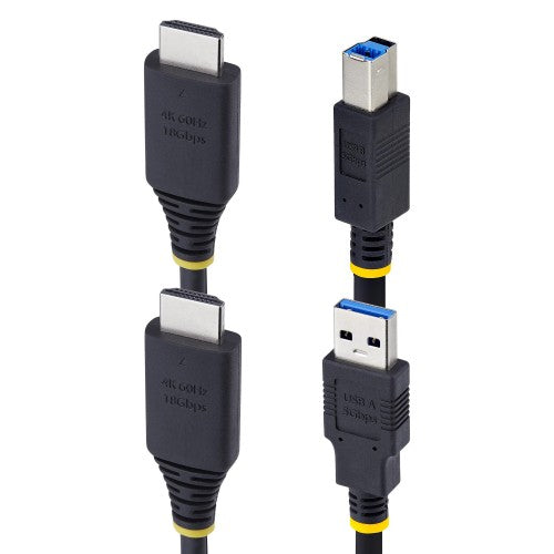 StarTech.com HU12210-KVM-CABLE KVM cable Black 122" (3.1 m)
