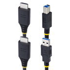StarTech.com HU12210-KVM-CABLE KVM cable Black 122" (3.1 m)