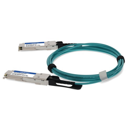 AddOn Networks ADD-QCIQPA-AOC15MP InfiniBand/fibre optic cable 590.6" (15 m) QSFP+ AOC Aqua color