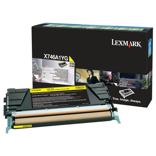 X746A1YG Toner yellow, 7K pages