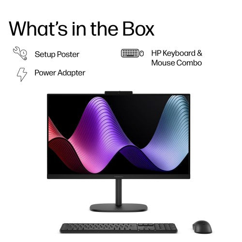 HP OmniStudio All-in-One Desktop 24-cv0460 PC Black