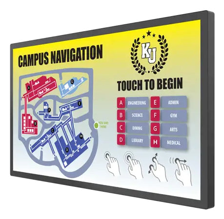 Planar Systems PT3270Q Digital signage flat panel 32" LCD Quad HD Black Touchscreen