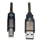 Tripp Lite U042-025 USB cable USB 2.0 315" (8 m) USB A USB B 0.48 Gbit/s Black
