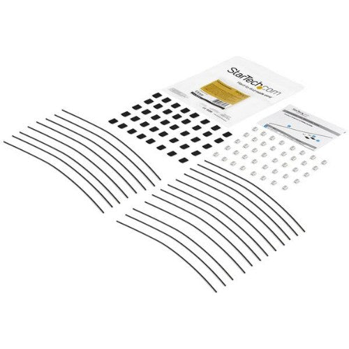 StarTech.com CONNLOCKPK20 cable organizer Floor Cable tether Black 20 pc(s)