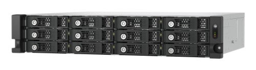 QNAP TL-R1200PES-RP HDD/SSD enclosure Black, Gray 2.5/3.5"