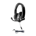 HamiltonBuhl Smart-Trek Headset Wired Head-band Calls/Music Black, Silver