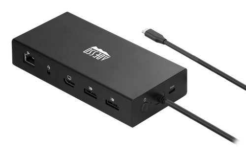 Adesso AUH-4060 laptop dock/port replicator Wired USB 3.2 Gen 1 (3.1 Gen 1) Type-C Black