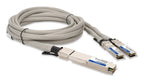 AddOn Networks C-O800-2Q400-2M-AO InfiniBand/fibre optic cable 78.7" (2 m) OSFP 2x QSFP112 DAC Gray