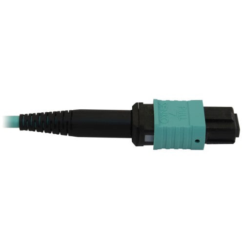 Tripp Lite N844B-10M-12-P InfiniBand/fibre optic cable 393.7" (10 m) MPO/MTP OFNR Aqua color, Black