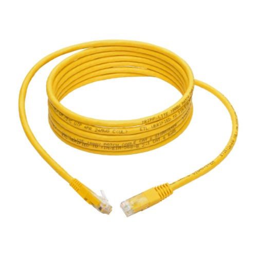 Tripp Lite N200-010-YW networking cable Yellow 118.1" (3 m) Cat6 U/UTP (UTP)
