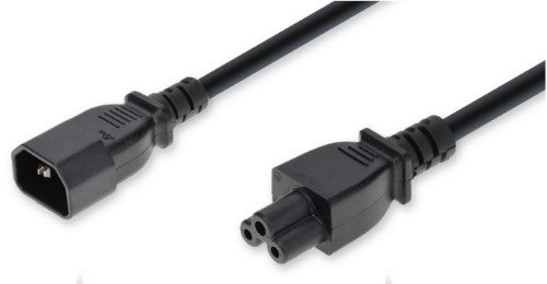 AddOn Networks ADD-C142C5C18G6FBK power cable Black 70.9" (1.8 m) C14 coupler C5 coupler