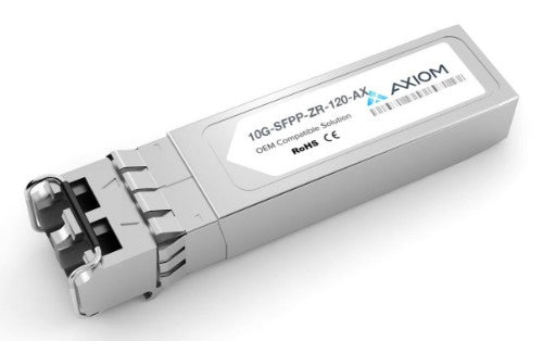 Axiom 10G-SFPP-ZR-120-AX network transceiver module Fiber optic 10000 Mbit/s SFP+ 1550 nm