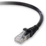 Belkin Cat. 6a Patch Cable, RJ-45 Male, RJ-45 Male, 14ft, Black networking cable 167.7" (4.26 m)
