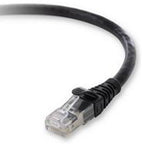 Belkin Cat. 6a Patch Cable, RJ-45 Male, RJ-45 Male, 14ft, Black networking cable 167.7" (4.26 m)