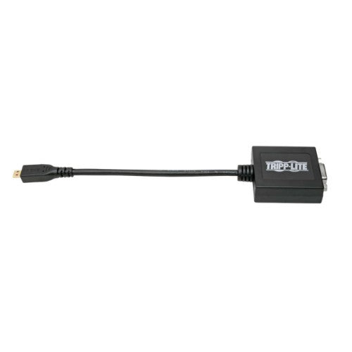 Tripp Lite P131-06N-MICROA video cable adapter 6" (0.152 m) Micro HDMI HD15 Black