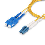 StarTech.com SMLCSC-OS2-50M InfiniBand/fibre optic cable 1968.5" (50 m) LC SC Yellow