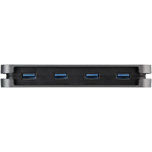 StarTech.com HB30CM4AB interface hub USB 3.2 Gen 1 (3.1 Gen 1) Type-C 5000 Mbit/s Black, Gray