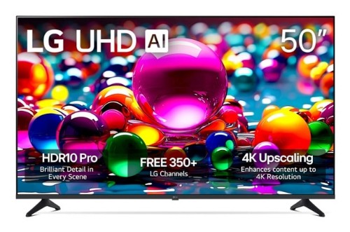 LG QNED 50UA7700PUB TV 50" 4K Ultra HD Smart TV Wi-Fi Black