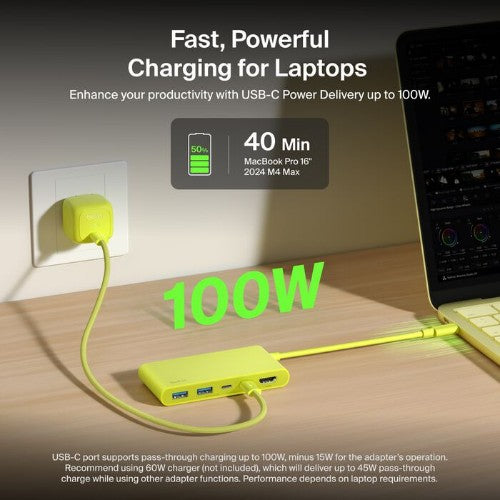 Belkin AVC022FQSGY USB Type-C 5000 Mbit/s Green