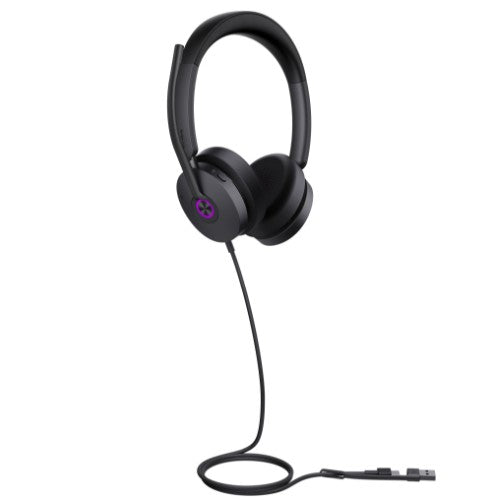 Yealink UH48 Dual UC USB-C/A Headset Wired Head-band Calls/Music USB Type-C / USB Type-A Black