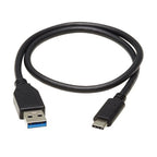 Tripp Lite U428-20N-G2 USB cable USB 3.2 Gen 2 (3.1 Gen 2) 19.7" (0.5 m) USB C USB A Black