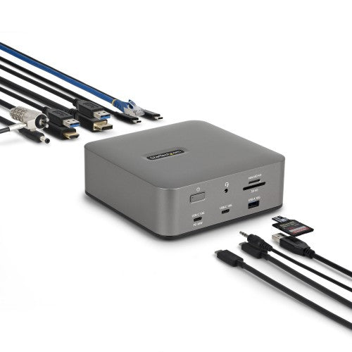 StarTech.com 215N-TB5USB4DOCK laptop dock/port replicator Wired Thunderbolt 5 Gray