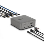 StarTech.com 215N-TB5USB4DOCK laptop dock/port replicator Wired Thunderbolt 5 Gray