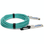 AddOn Networks ADD-QARQMX-AOC50M InfiniBand/fibre optic cable 1968.5" (50 m) QSFP+ Aqua color