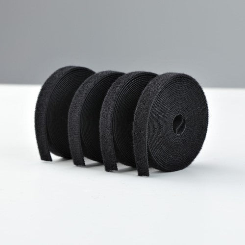 StarTech.com HKLP15054PK cable organizer Universal Hook & loop cable tie Black 4 pc(s)