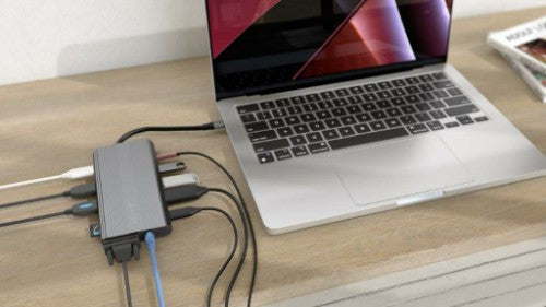 Axiom 12N1CHD90W-AX interface hub USB Type-C Black